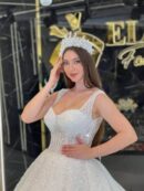 فستان زفاف الحلم الأبيض